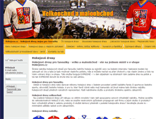 Tablet Screenshot of hokejove.cz